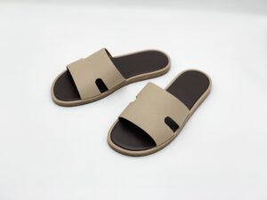 Dép TP nam - màu beige lót nâu