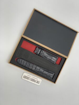 Dây đồng hồ da cá sấu Audermas Piget