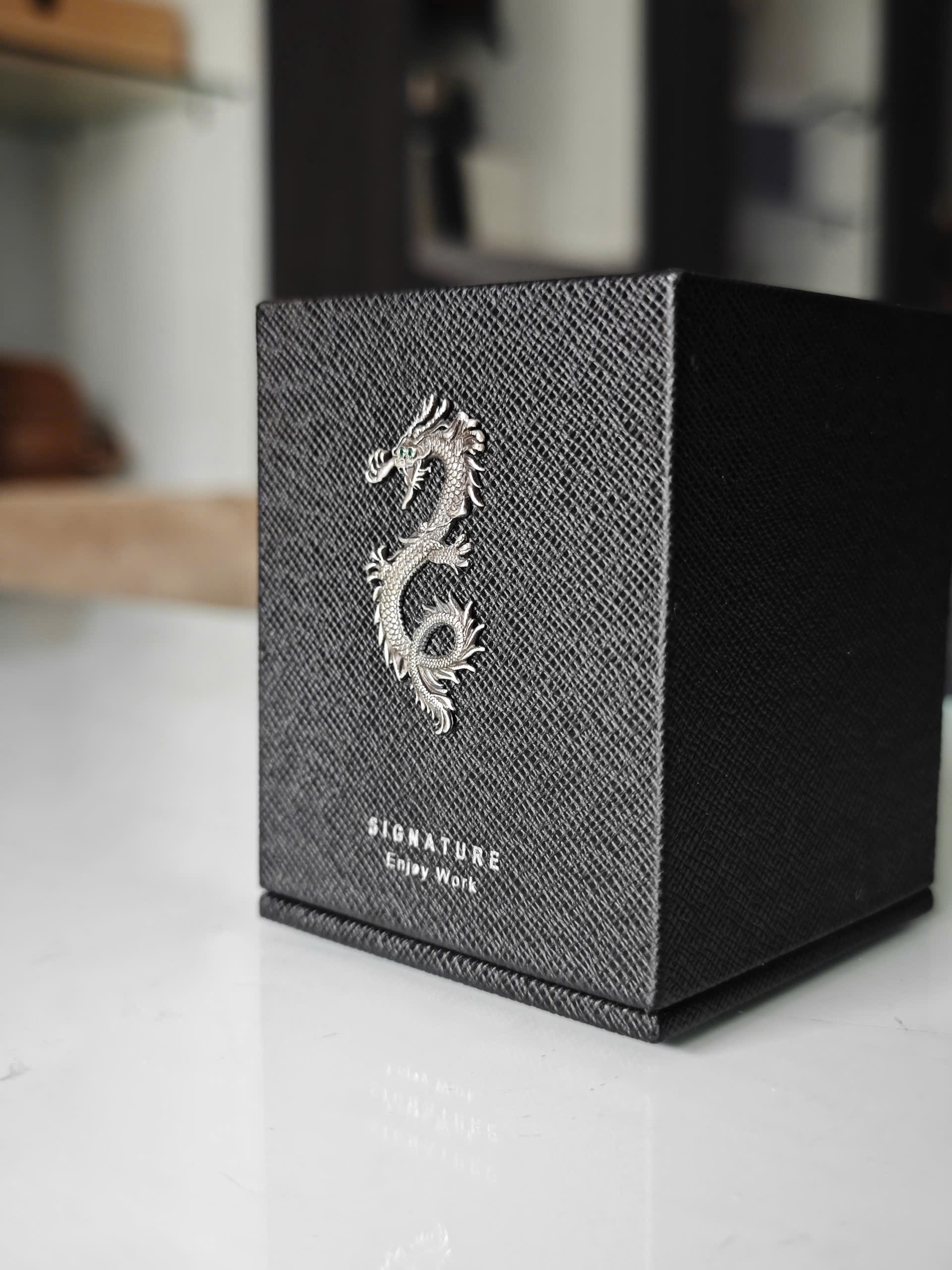 TP Pen Box Signature Enjoy Work - Hộp đựng bút da cao cấp - Hình ảnh 5